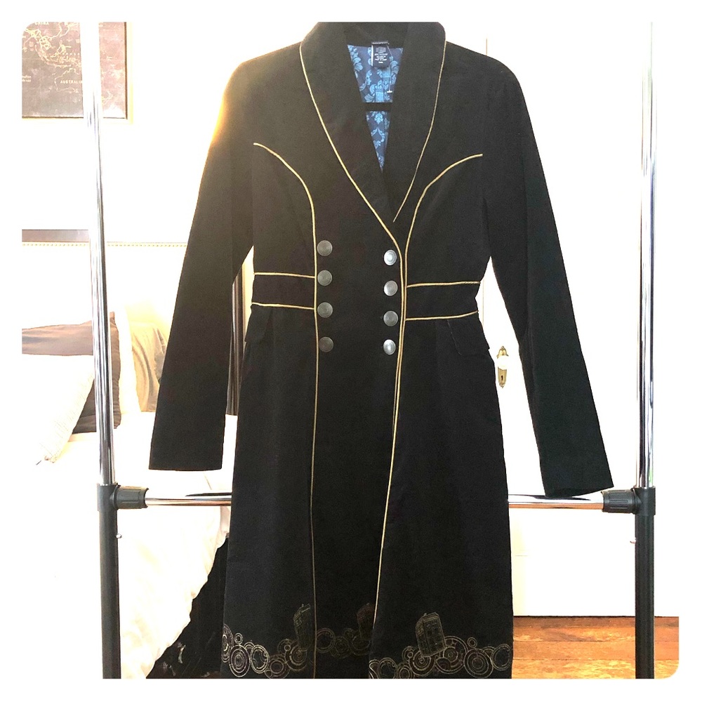 Doctor Who Navy Blue Corduroy Jacket / Coat